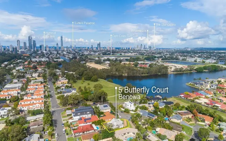 Main view of Homely house listing, 5 Butterfly Court, Benowa QLD 4217