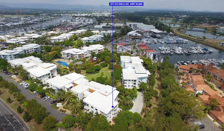 Main view of Homely apartment listing, 637/64 Sickle Avenue, Hope Island QLD 4212