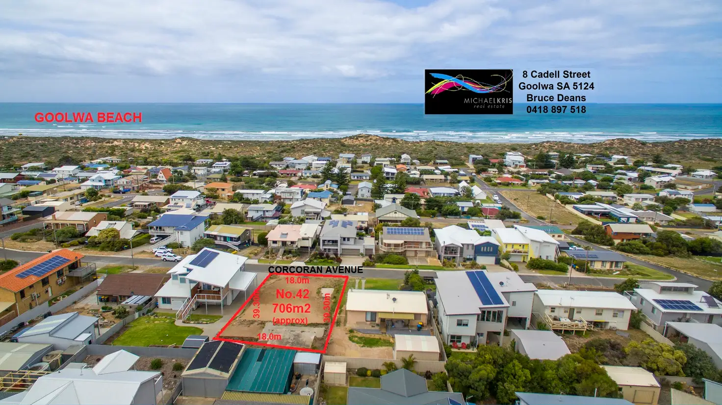 Main view of Homely land listing, 42 Corcoran Avenue, Goolwa Beach SA 5214
