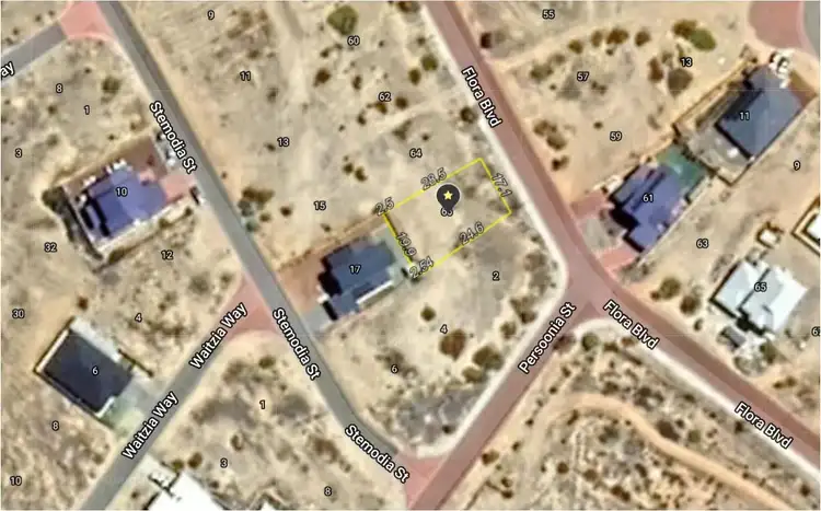 Main view of Homely land listing, 66 Flora Boulevard, Kalbarri WA 6536