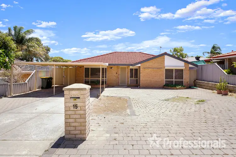 Main view of Homely house listing, 15 Teneriffe Place, Mirrabooka WA 6061