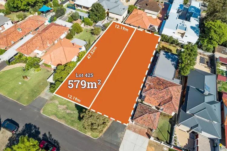 Second view of Homely land listing, 9 Birrell Street, Mount Hawthorn WA 6016