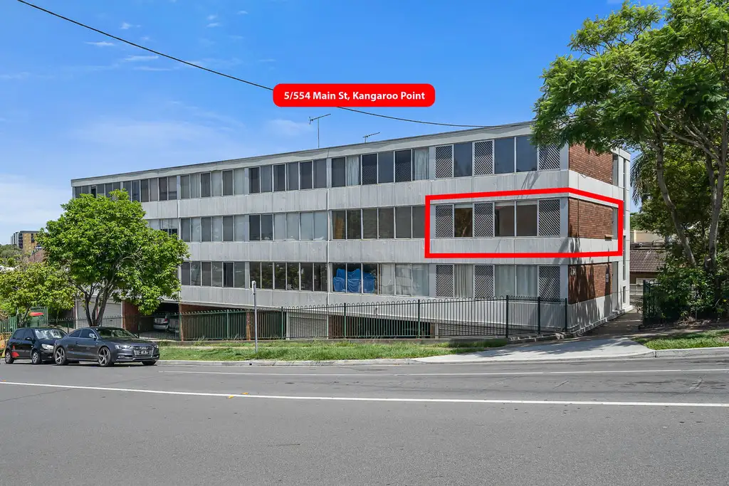 Main view of Homely unit listing, 5/554 Main Street, Kangaroo Point QLD 4169