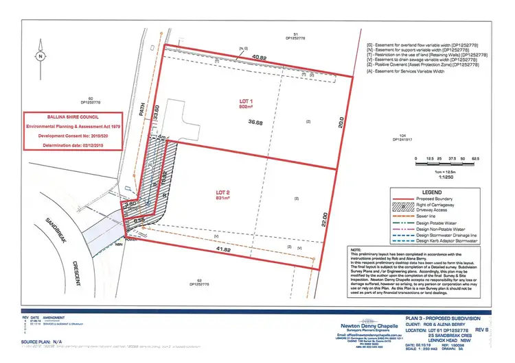 Fifth view of Homely land listing, 1/25 Sandbreak Crescent, Lennox Head NSW 2478