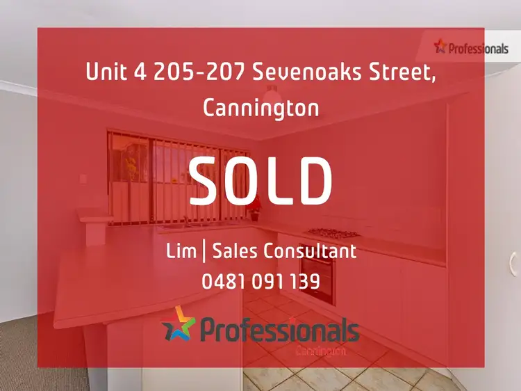 4/205-207 Sevenoaks Street, Cannington WA 6107
