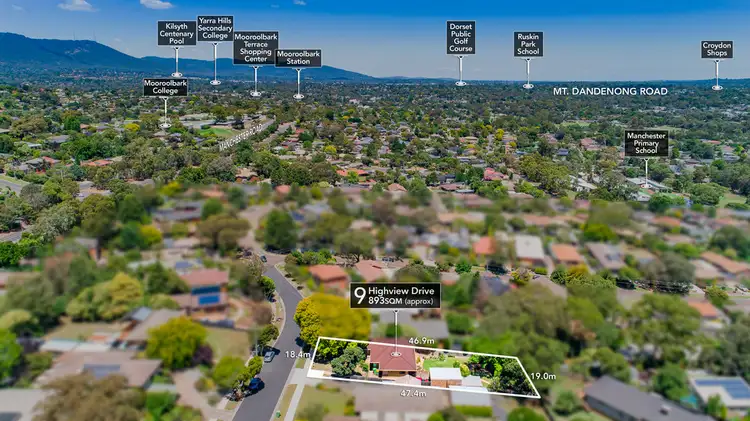 Second view of Homely house listing, 9 Highview Drive, Mooroolbark VIC 3138