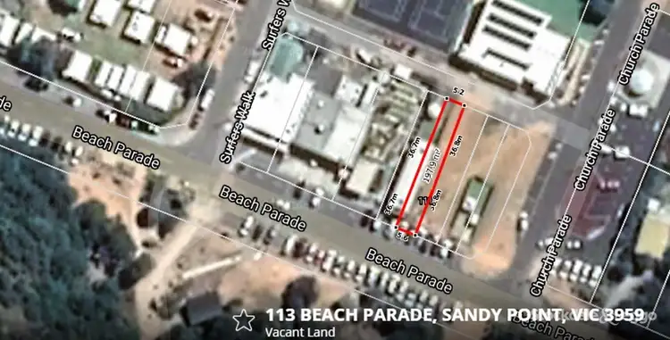 Second view of Homely land listing, 113 Beach Parade, Sandy Point VIC 3959
