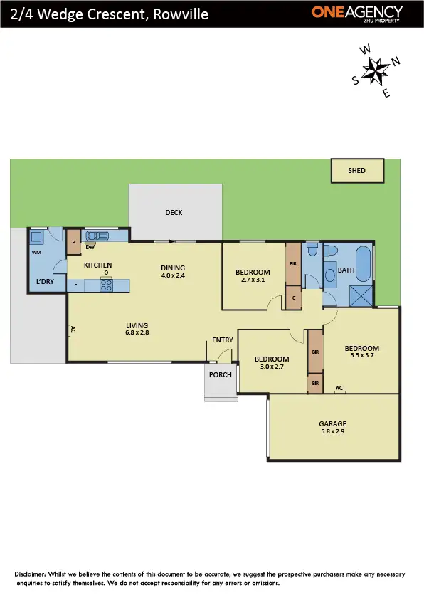 Sixth view of Homely unit listing, 2/4 Wedge Crescent, Rowville VIC 3178