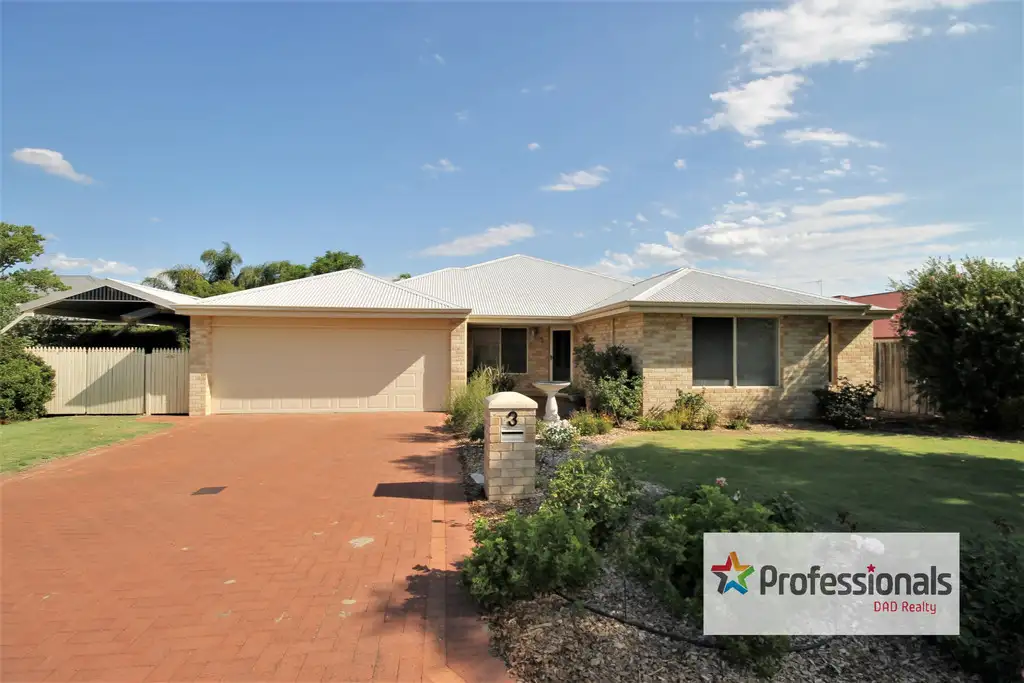 Main view of Homely house listing, 3 Westfield Way, Australind WA 6233