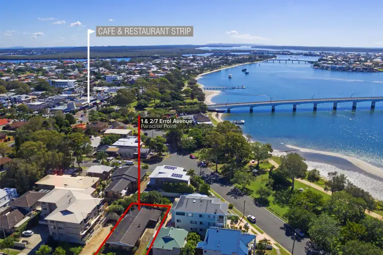 Main view of Homely unit listing, 1/7 & 2/7 Errol Avenue, Paradise Point QLD 4216