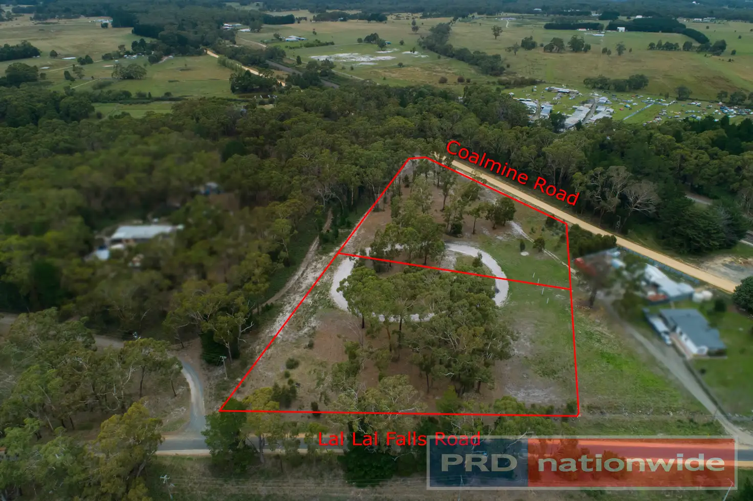 Main view of Homely land listing, LOT 1, 2 7, TP431203T Part 10 Lal Lal Falls Road, Lal Lal VIC 3352