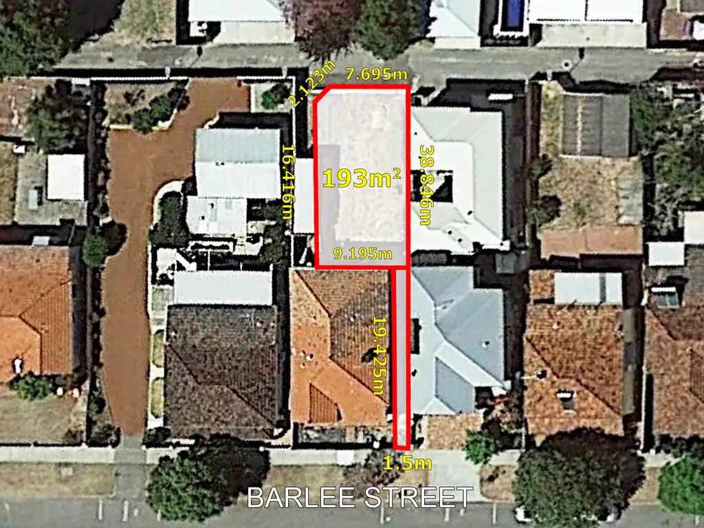 Main view of Homely land listing, 27A Barlee Street, Mount Lawley WA 6050