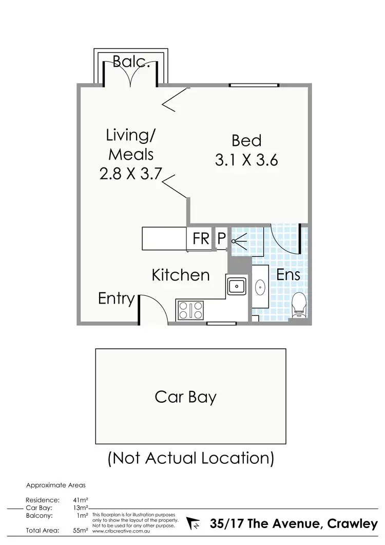 Second view of Homely apartment listing, 35/17 The Avenue, Crawley WA 6009