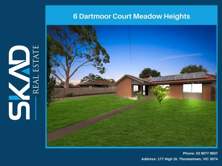 Main view of Homely house listing, 6 Dartmoor Court, Meadow Heights VIC 3048