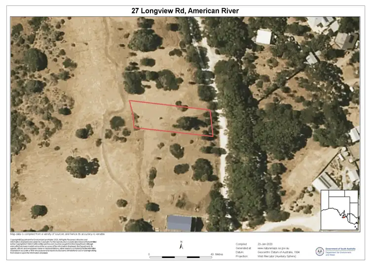 Fourth view of Homely land listing, 27 LONGVIEW ROAD, American River SA 5221