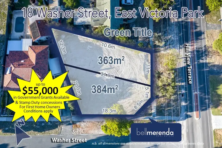 Main view of Homely land listing, 18 Washer Street, East Victoria Park WA 6101