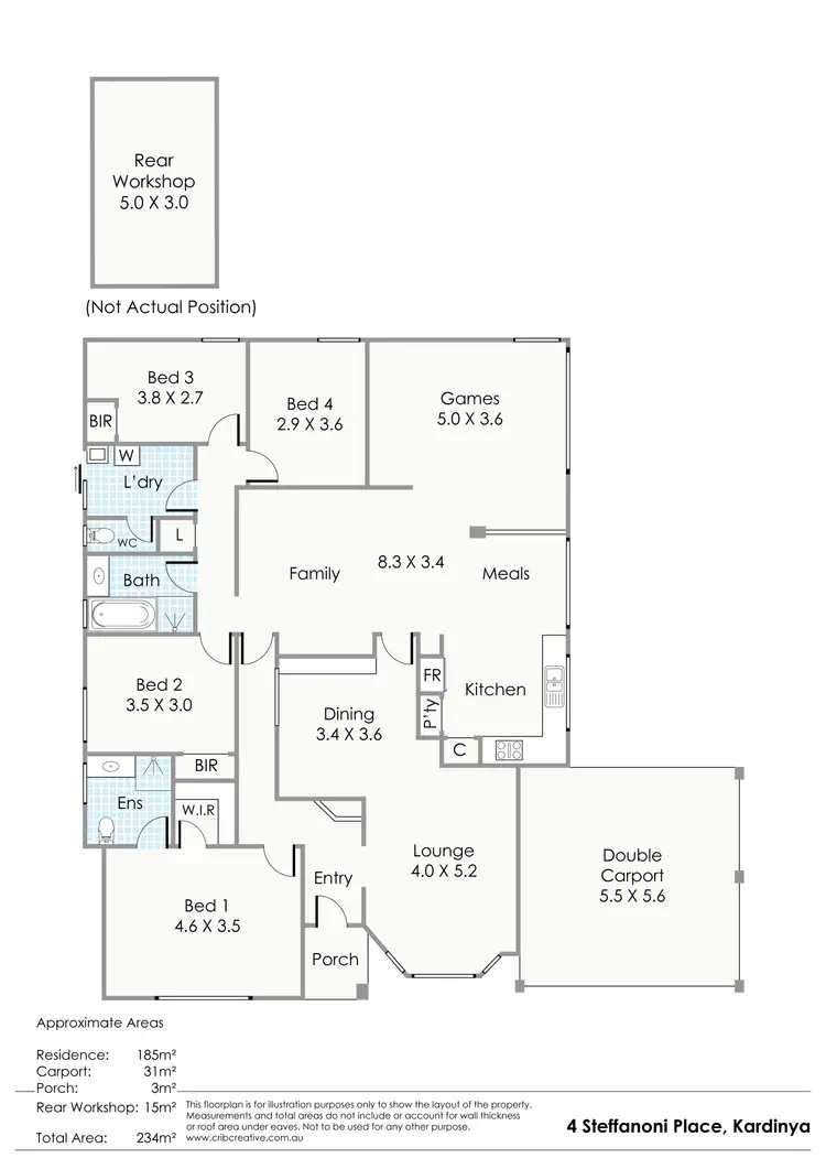 Second view of Homely house listing, 4 Steffanoni Place, Kardinya WA 6163