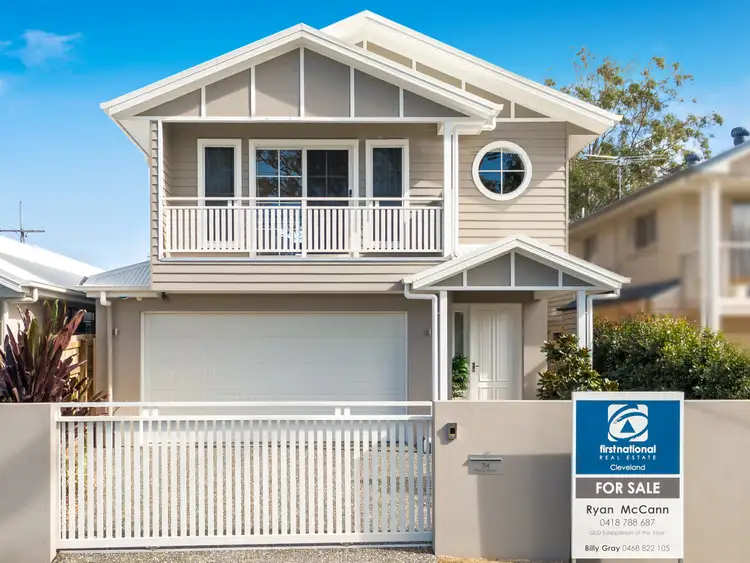 Main view of Homely house listing, 34 Fitzroy Street, Cleveland QLD 4163