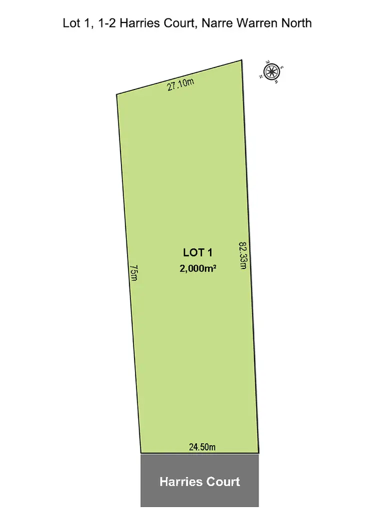 Lot 1-2 Harries Court, Narre Warren North VIC 3804