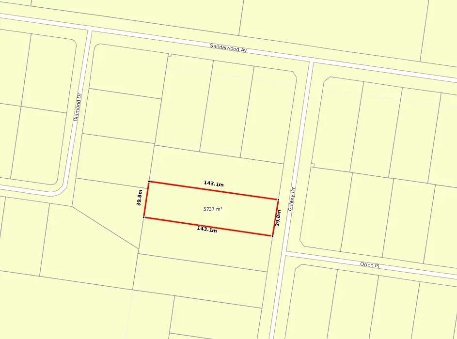 Main view of Homely land listing, Lot 246 Galaxy Drive, Dalby QLD 4405