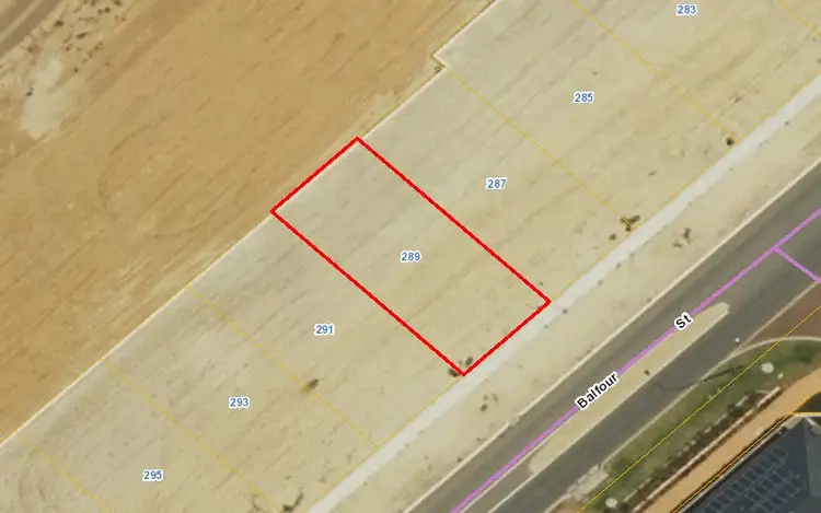 Main view of Homely land listing, 289 Balfour Street, Southern River WA 6110