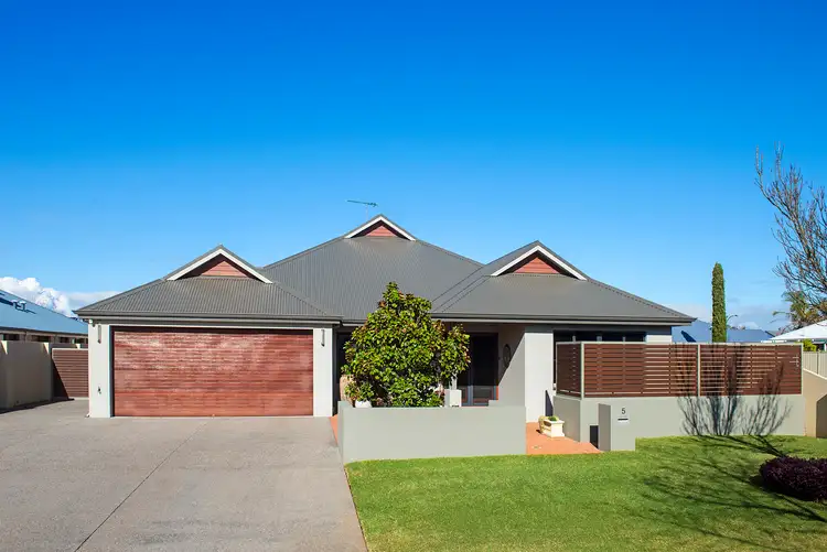 Main view of Homely house listing, 5 Mary Elizabeth Ramble, West Busselton WA 6280