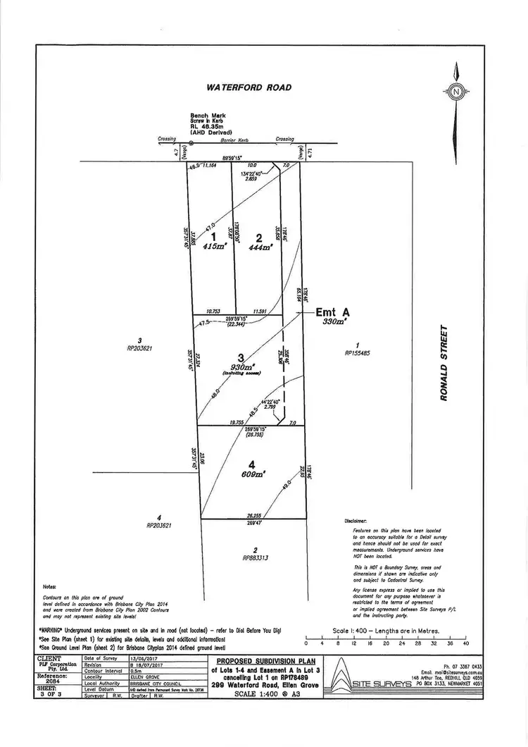 Main view of Homely land listing, LOT 1, 299 Waterford Road, Ellen Grove QLD 4078
