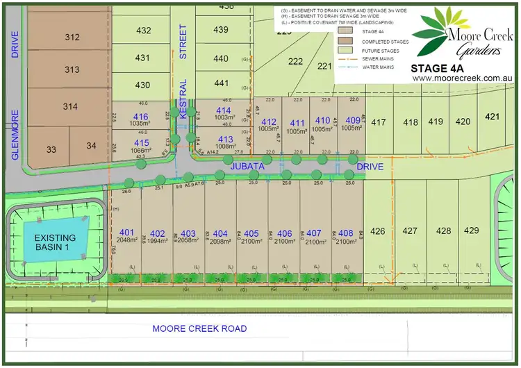 Second view of Homely land listing, Lot 401 Moore Creek Gardens, Tamworth NSW 2340
