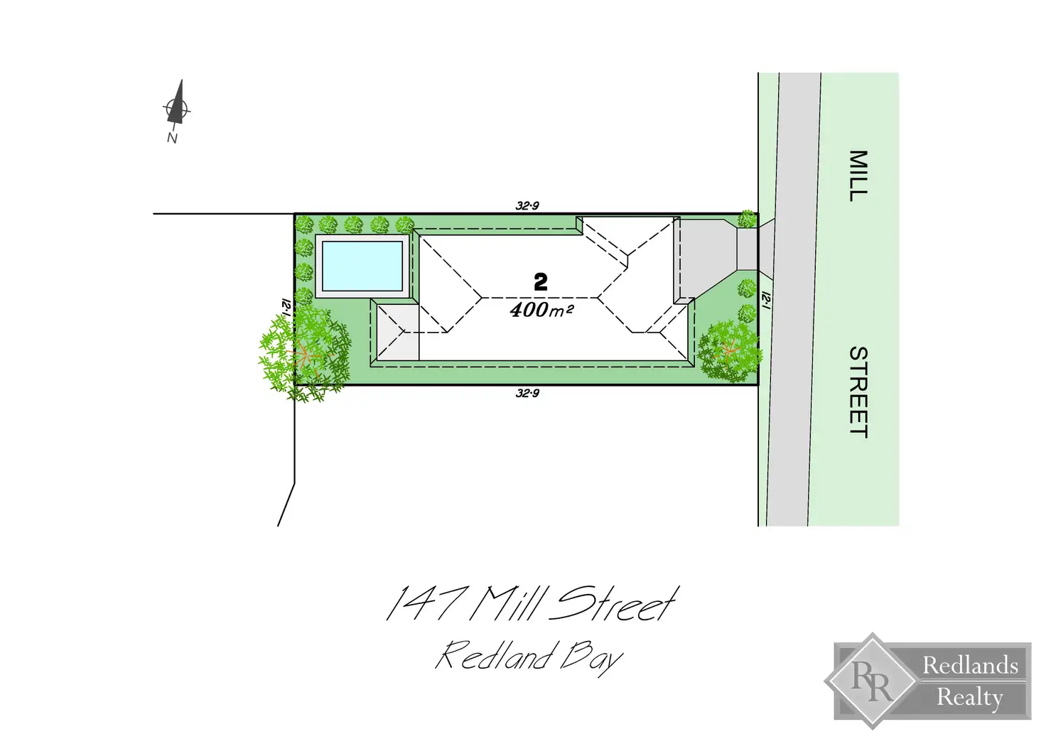Main view of Homely land listing, Lot 2 / 149 Mill Street, Redland Bay QLD 4165