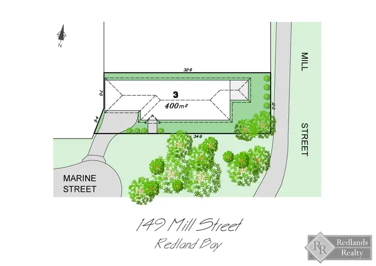 Main view of Homely land listing, Lot 3 / 149 Mill Street, Redland Bay QLD 4165