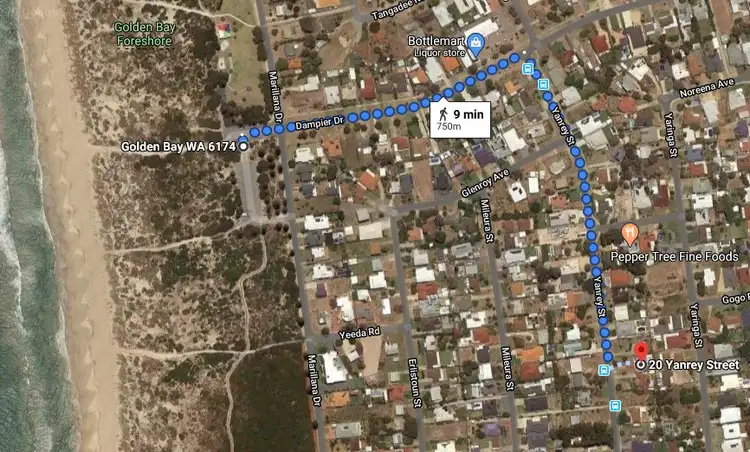 Second view of Homely land listing, 20 Yanrey Street, Golden Bay WA 6174