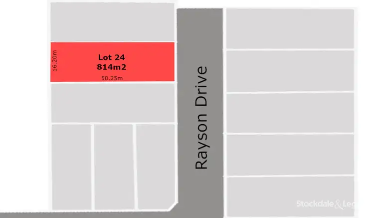 Main view of Homely land listing, Lot 24 Rayson Drive, Leongatha VIC 3953