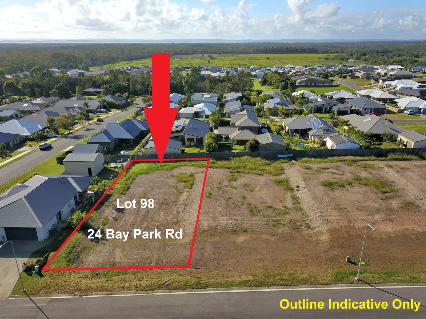 Main view of Homely land listing, 24 Bay Park Road, Wondunna QLD 4655