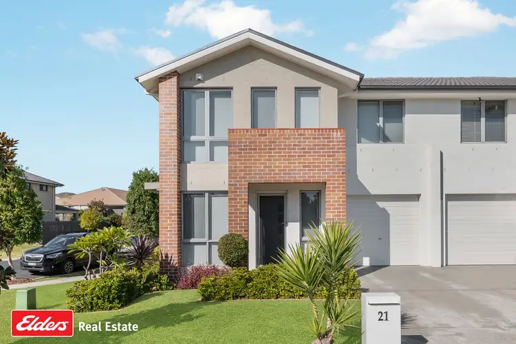 Main view of Homely semi-detached listing, 21 Sovereign Circuit, Glenfield NSW 2167