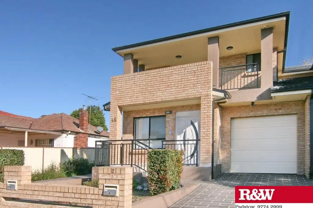 Main view of Homely townhouse listing, 2/45 Lancaster Avenue, Punchbowl NSW 2196