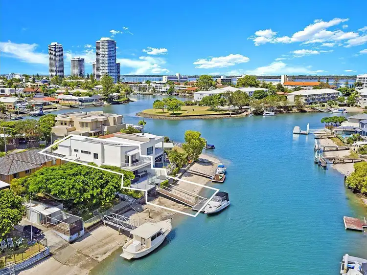 Main view of Homely semi-detached listing, 2/22 Annoula Avenue, Biggera Waters QLD 4216