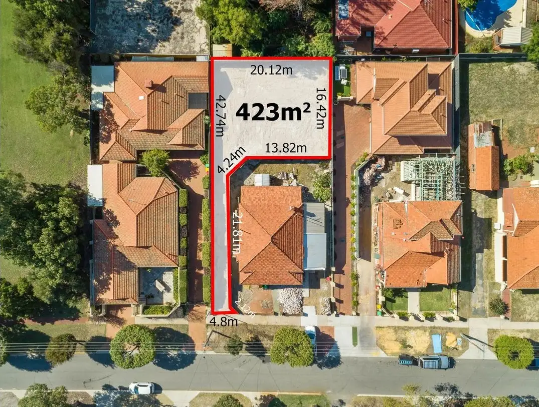 Main view of Homely land listing, 42A Fifth Avenue, Mount Lawley WA 6050