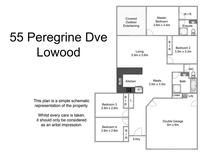 Third view of Homely house listing, 55 Peregrine Drive, Lowood QLD 4311
