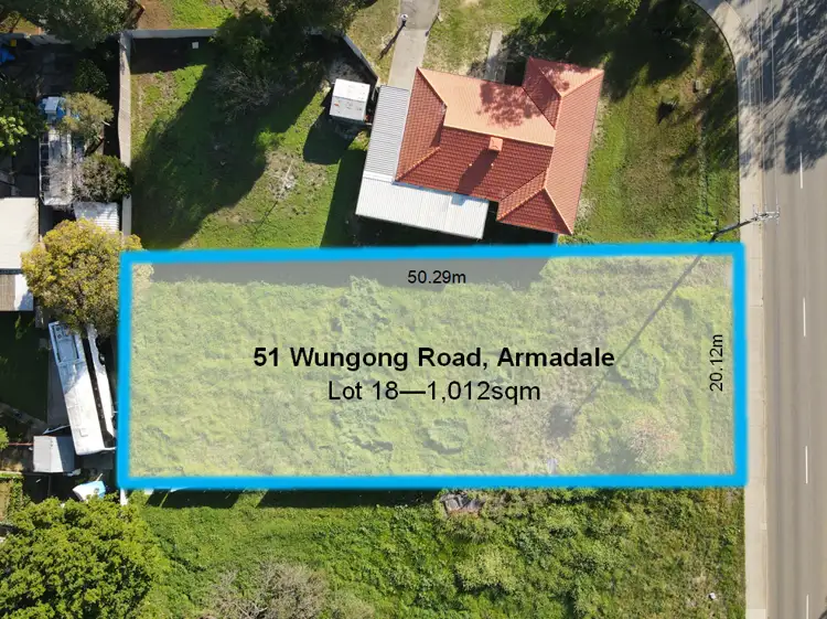 Main view of Homely land listing, 51 Wungong Road, Armadale WA 6112