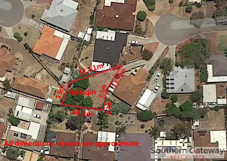 Main view of Homely land listing, 15 Moretti Retreat, Leda WA 6170