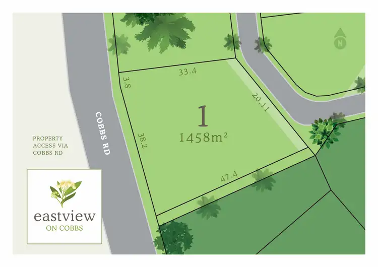 Main view of Homely land listing, Lot 1 35 Cobbs Road "EASTVIEW ON COBBS", Woombye QLD 4559