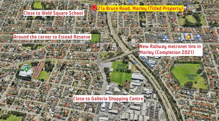 Second view of Homely land listing, 21A Bruce Road, Morley WA 6062