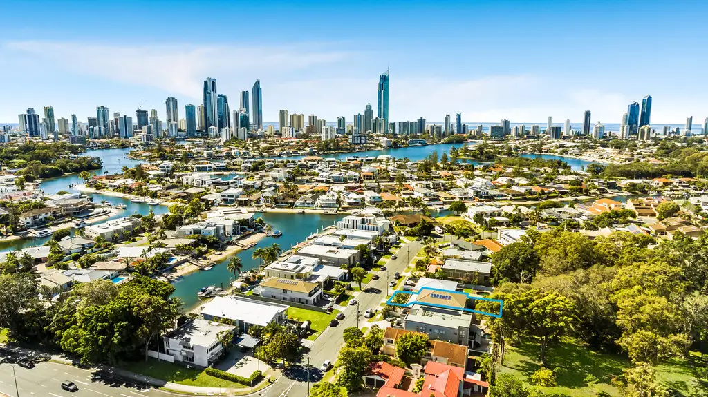 Main view of Homely semi-detached listing, 1/8 Vespa Crescent, Surfers Paradise QLD 4217