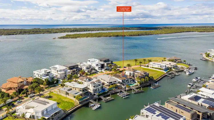 Main view of Homely house listing, 47 KNIGHTSBRIDGE PARADE EAST, Sovereign Islands QLD 4216