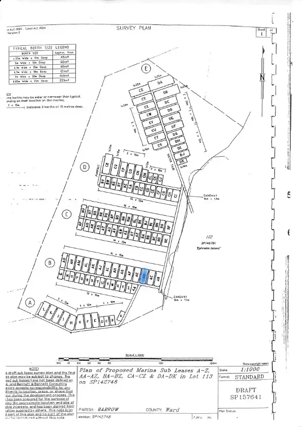 Fifth view of Homely land listing, Marina Berth AD Ephraim Island, Paradise Point QLD 4216
