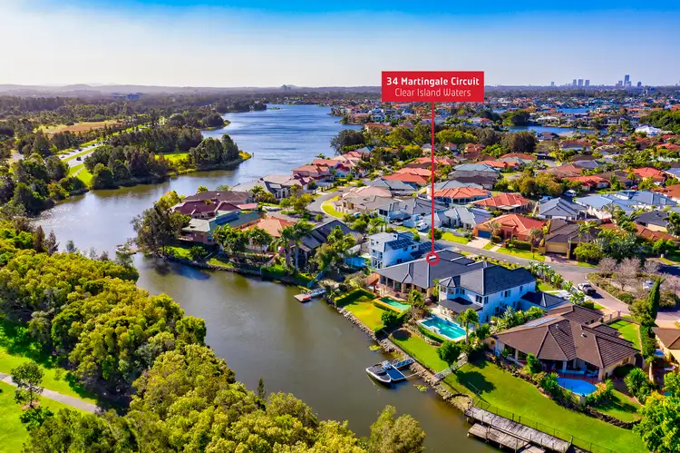 Main view of Homely house listing, 34 Martingale Circuit, Clear Island Waters QLD 4226