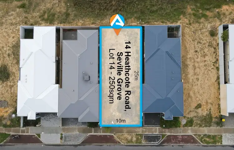 Main view of Homely land listing, 14 Heathcote Road, Seville Grove WA 6112