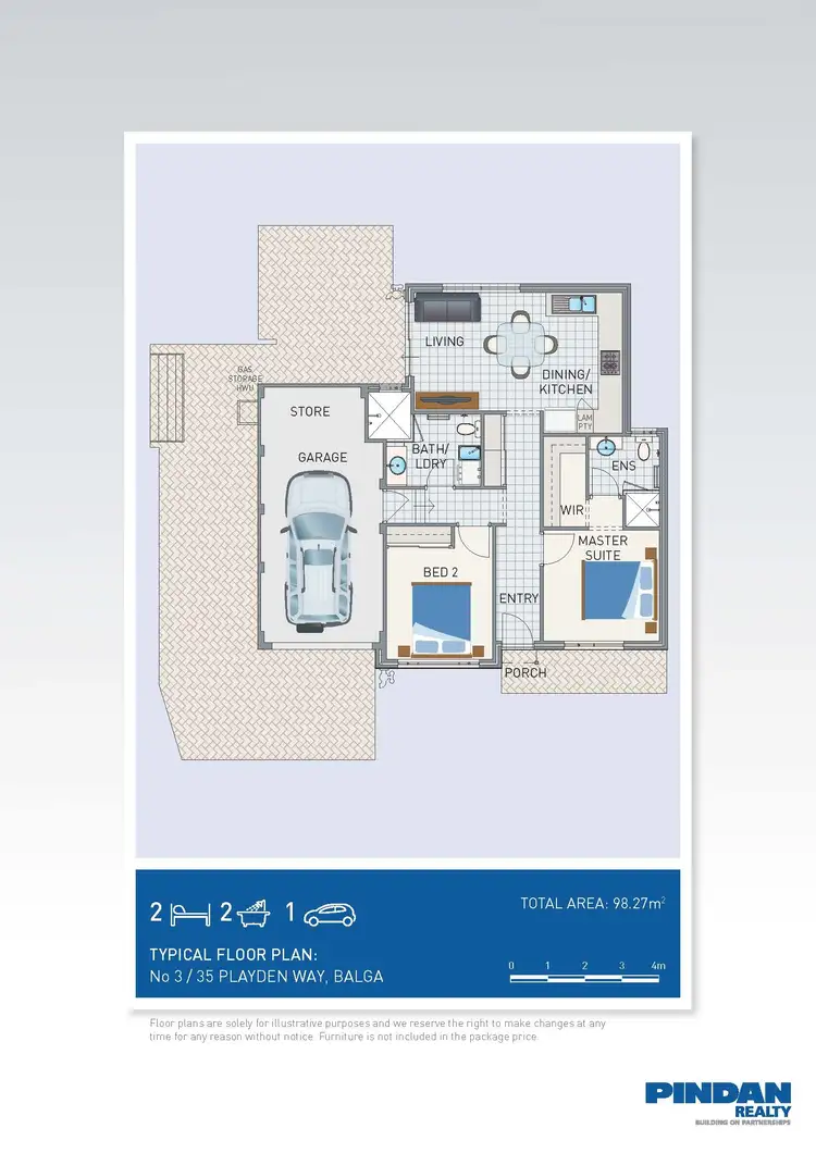 Third view of Homely house listing, Unit 3/35 Playden, Balga WA 6061