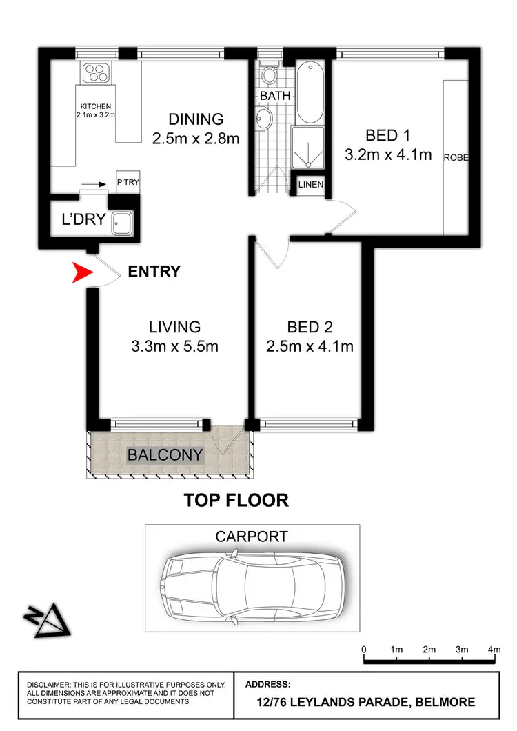 Sixth view of Homely apartment listing, 12/76 Leylands Parade, Belmore NSW 2192