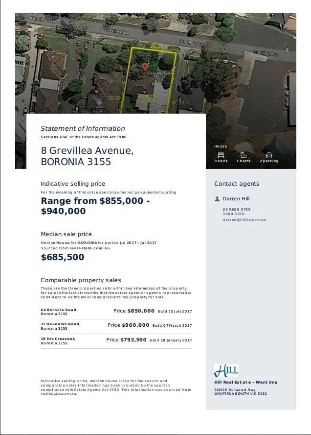 Second view of Homely house listing, 8 Grevillea Avenue, Boronia VIC 3155